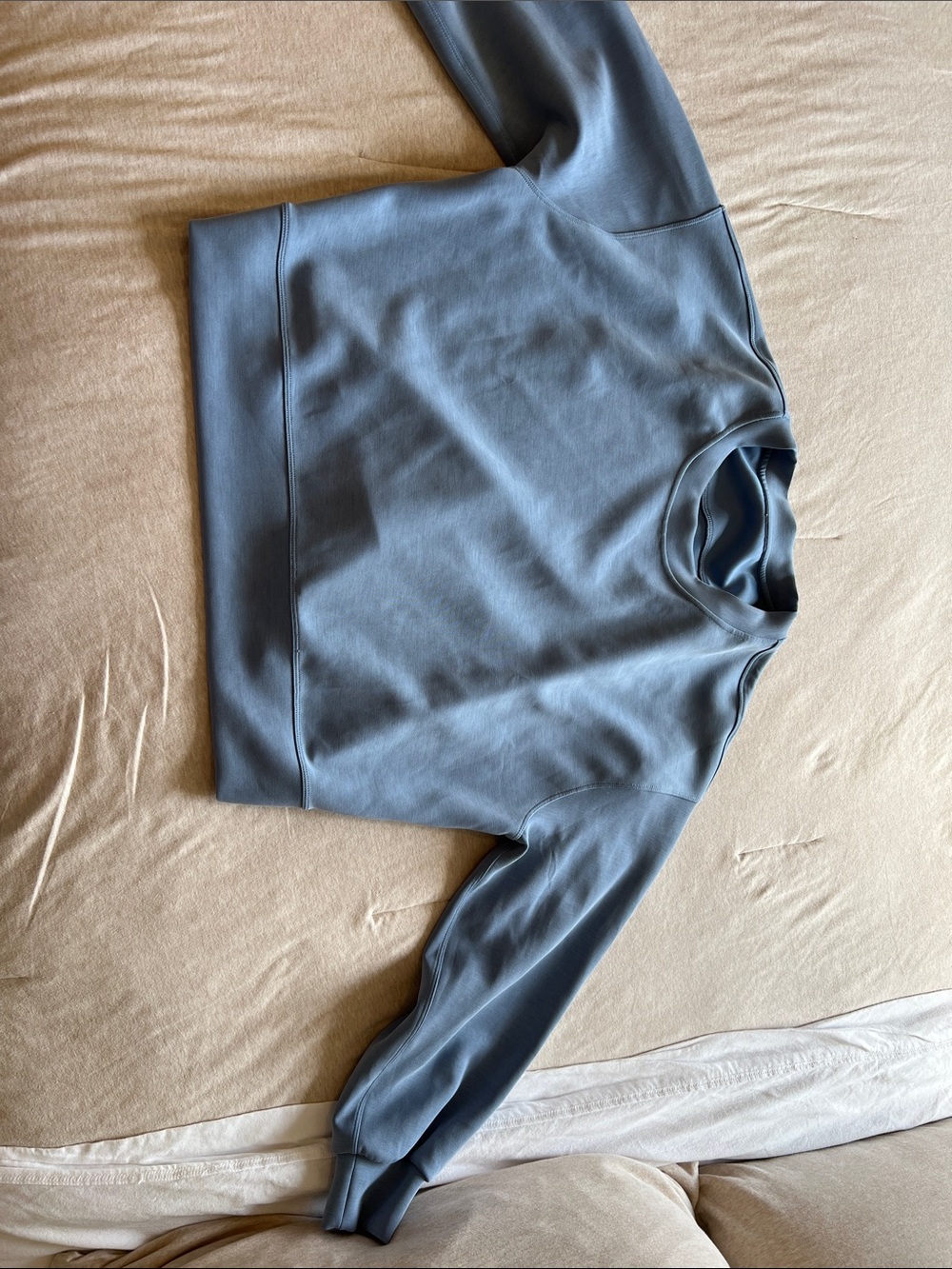 lululemon athletica Blue Crewneck Sweatshirt